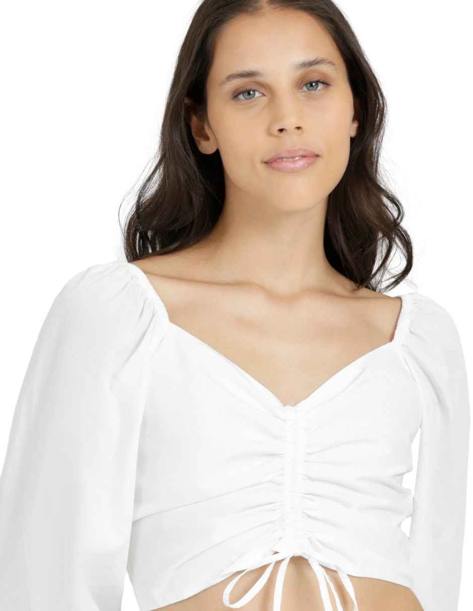 Foto 7 pulgar | Blusa Diana Levi's Blanca para Mujer