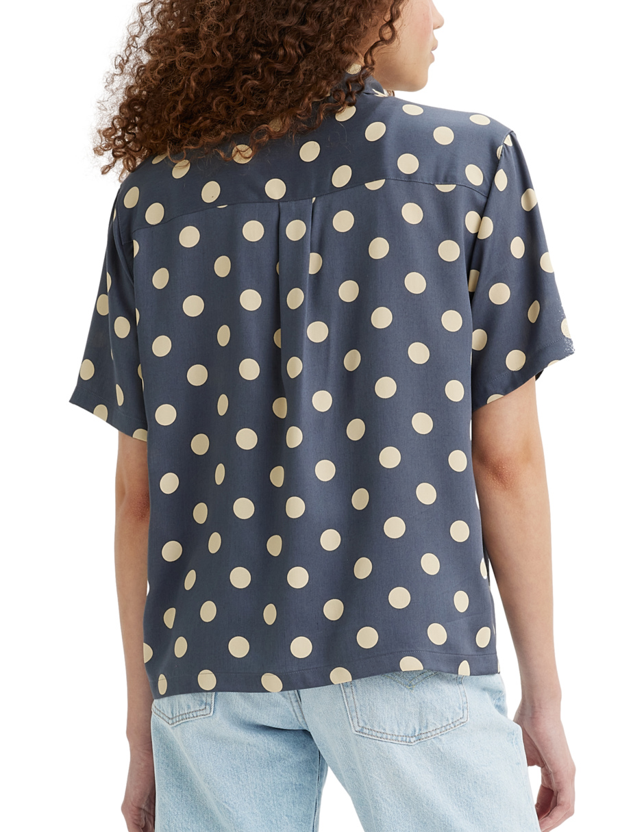 Foto 5 pulgar | Camisa Ember Bowling Levi's Azul para Mujer
