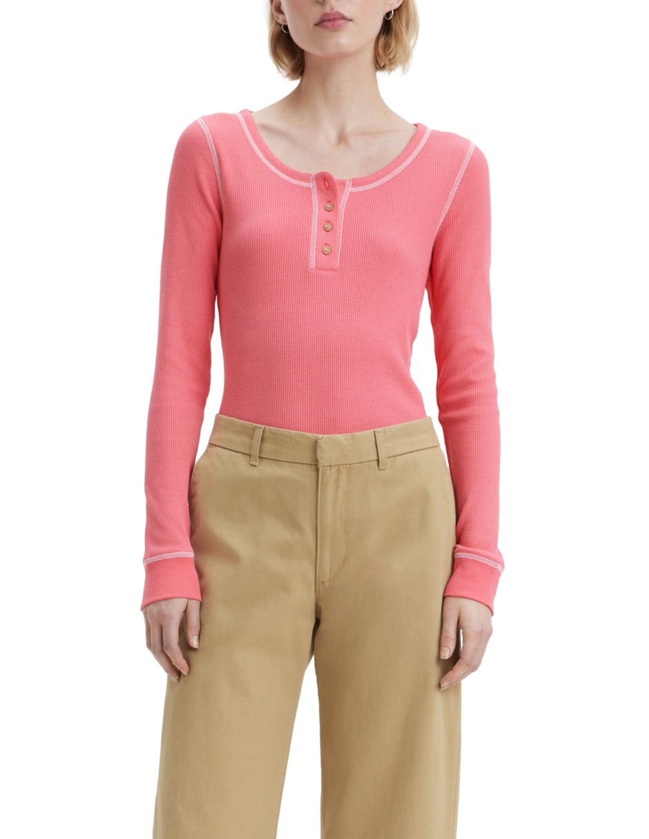 Foto 3 pulgar | Blusa Levi's Sierra Henley para Mujer