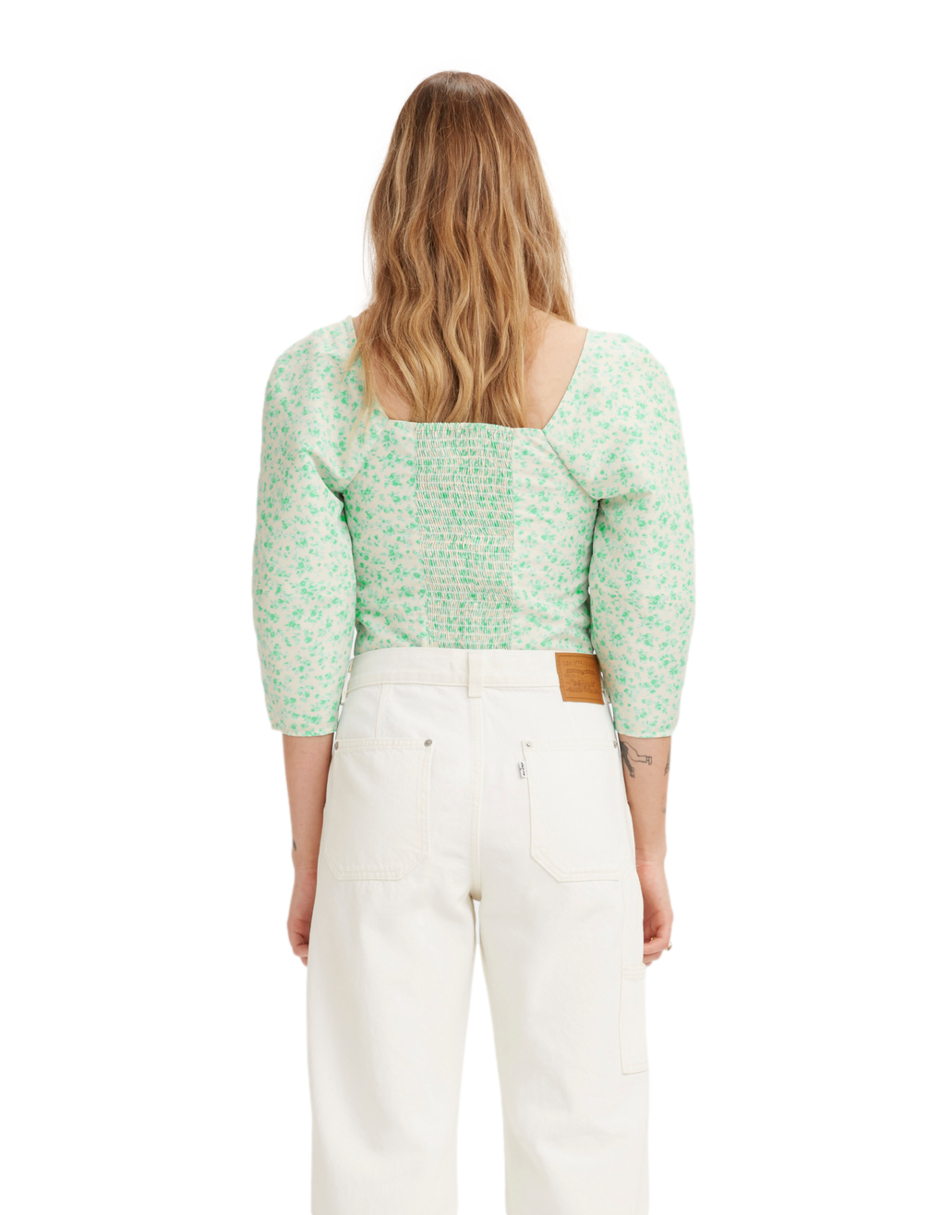 Foto 4 pulgar | Blusa Levi's Yvie Verde para Mujer