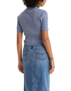 Foto 4 | Blusa Soda Sweater Polo Levi's Azul para Mujer