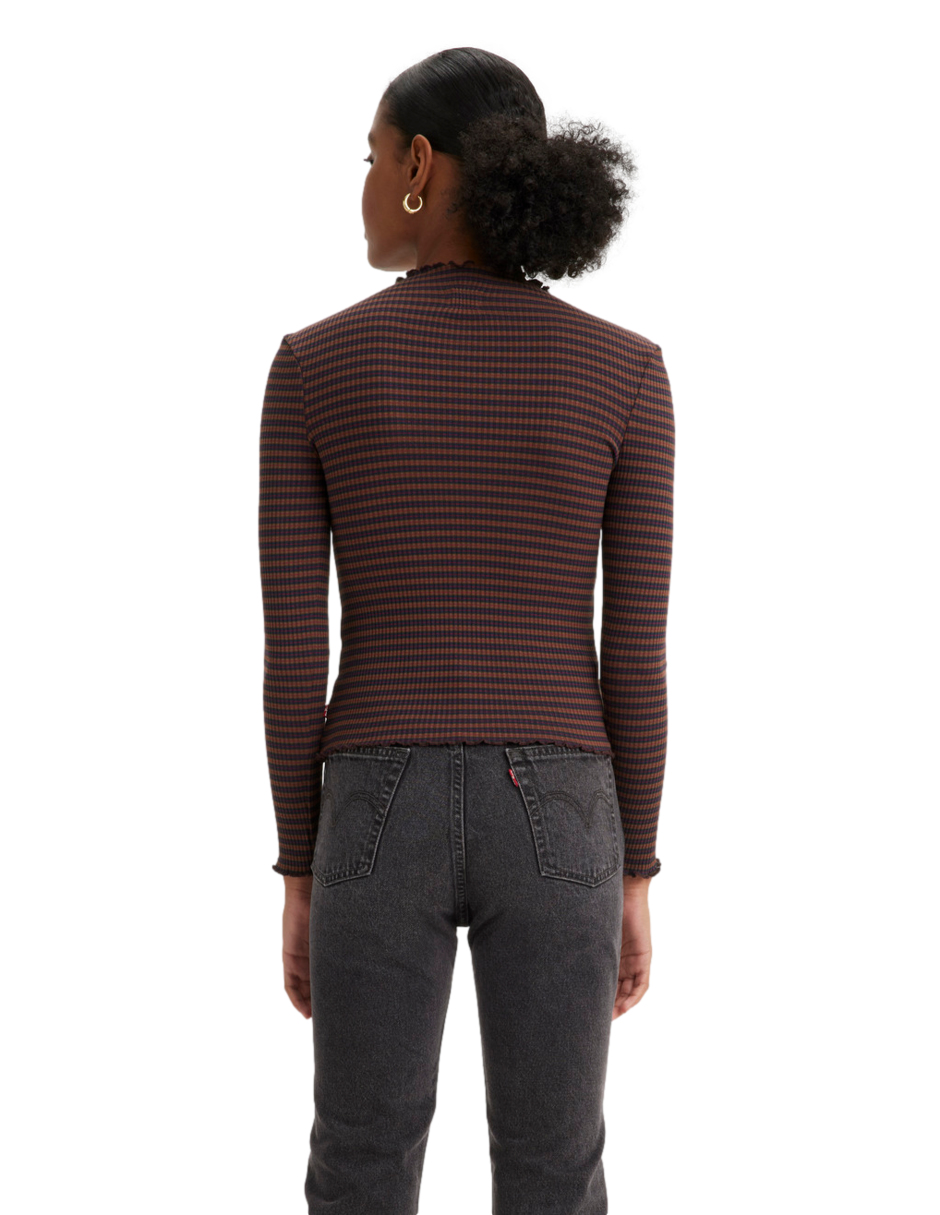Foto 4 pulgar | Blusa Flora Mockneck Levi's para Mujer
