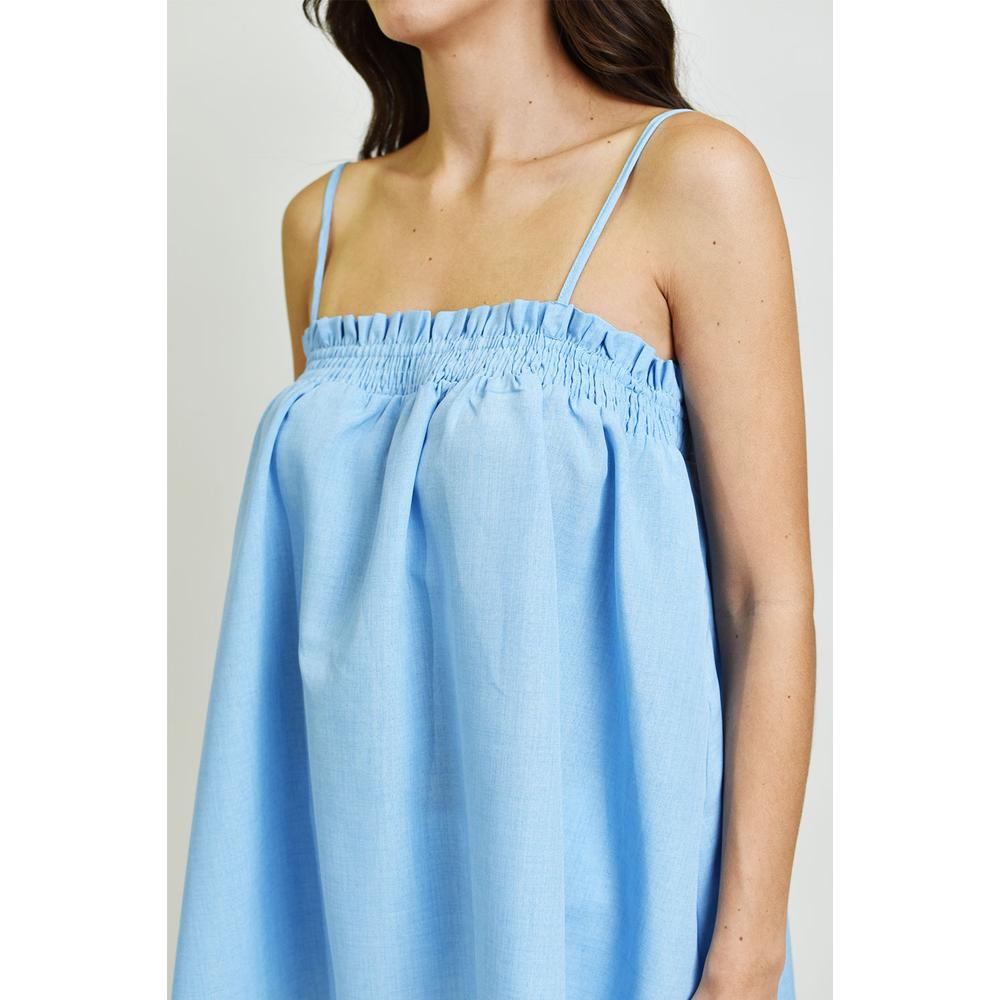 Foto 5 pulgar | Blusa Roman Fashion Azul para Mujer