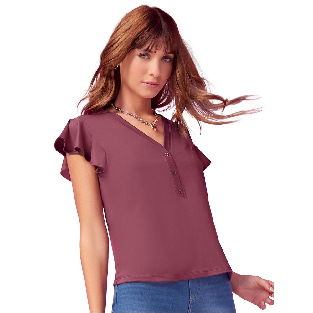 Blusa Ilusión Café para Mujer