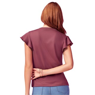 Foto 2 | Blusa Ilusión Café para Mujer