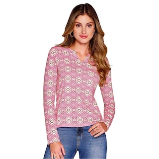 Foto 1 | Blusa Ilusión Rosa para Mujer