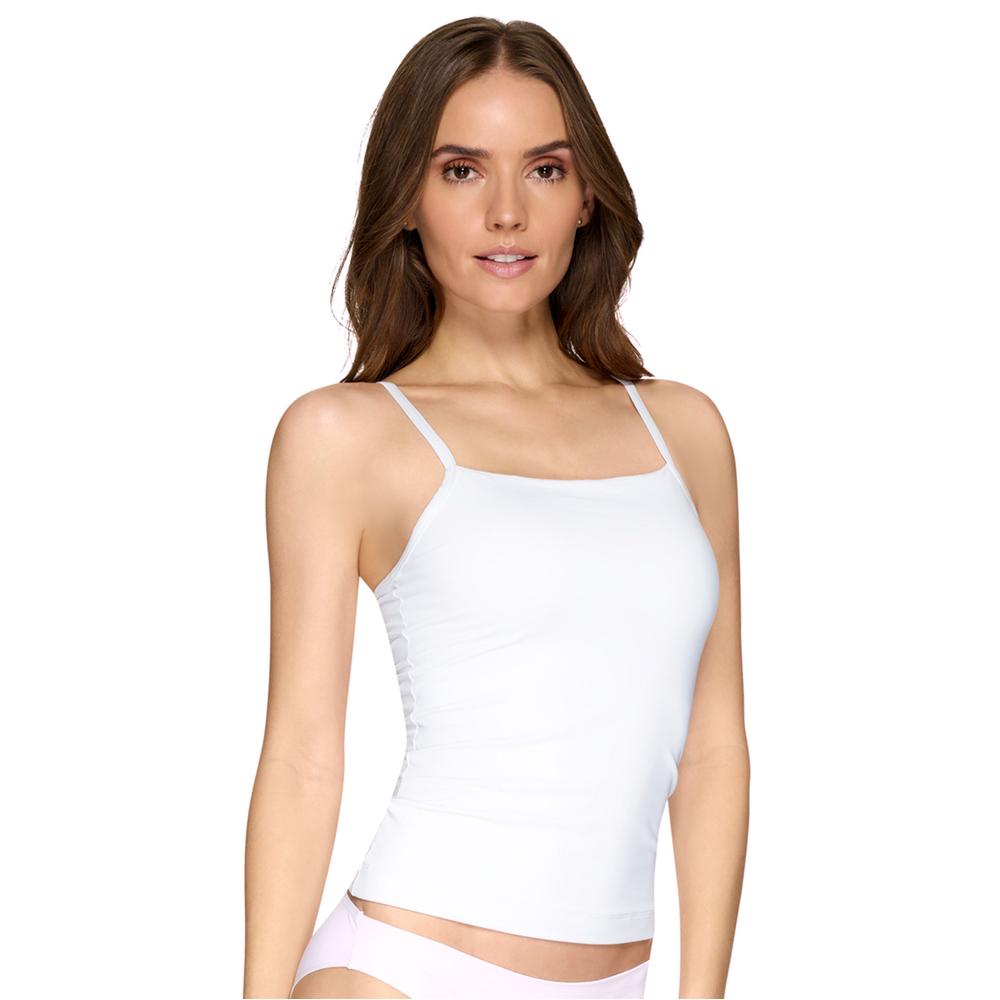 Foto 4 pulgar | Top Tirantes Fijos Ilusión Blanco para Mujer