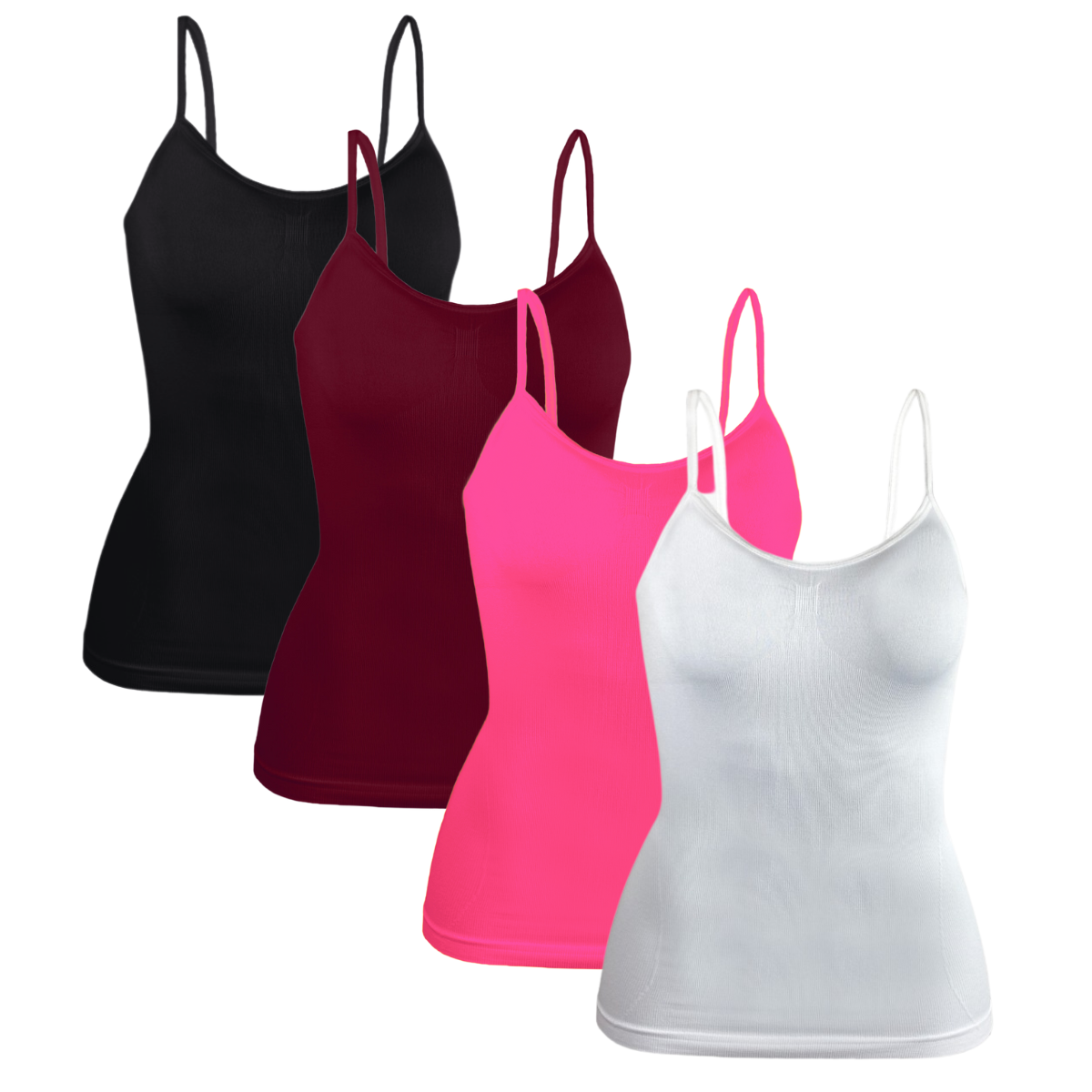 Set de 4 Blusas Uso Interior o Exterior Bl-1005 Multicolor con Tirantes