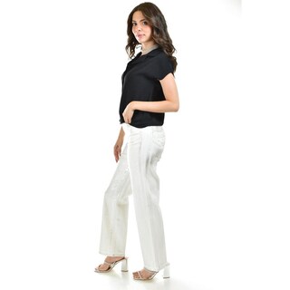 Foto 2 | Blusa Manga Corta Roman Fashion Juvenil 6926 Negra