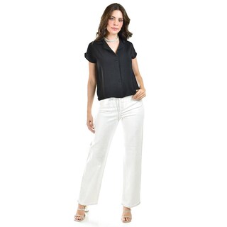 Foto 5 | Blusa Manga Corta Roman Fashion Juvenil 6926 Negra