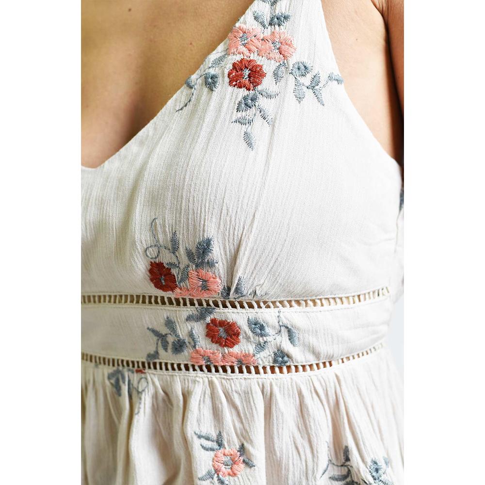 Foto 5 pulgar | Blusa Roman Fashion Beige para Mujer