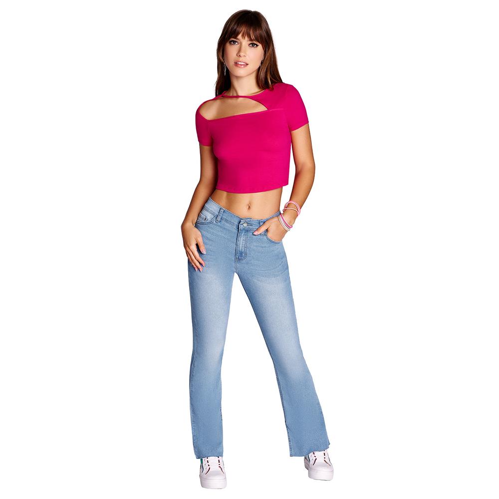 Foto 3 pulgar | Blusa Ilusión Rosa para Mujer