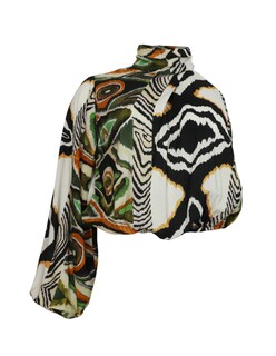 Foto 1 | Blusa Asimétrica Aria J&b Talla L Color Verde/negro