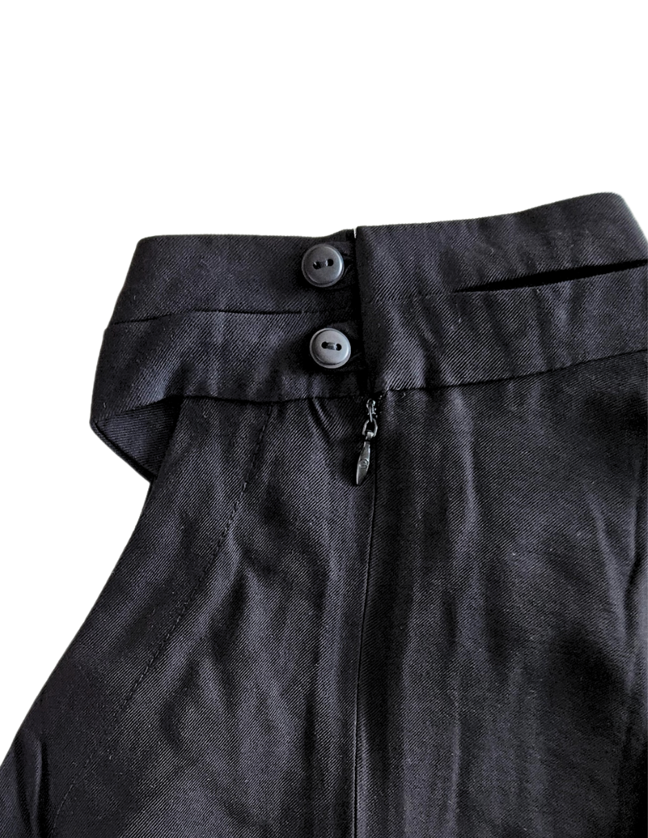 Foto 4 pulgar | Blusa Cuello Halter Asimétrica Behla J&b Talla L Color Negro