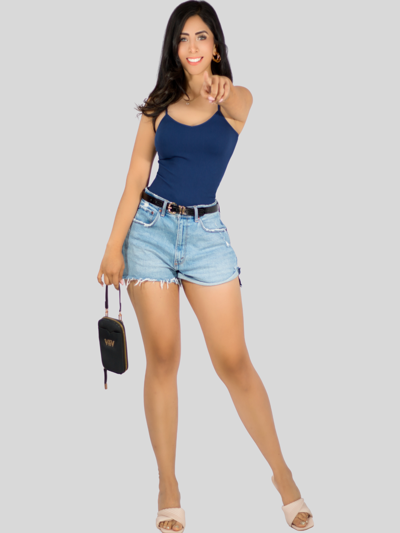 Foto 7 pulgar | Set de 2 Blusas de Tirantes Bl-1023 Canalé Stretch para Mujer