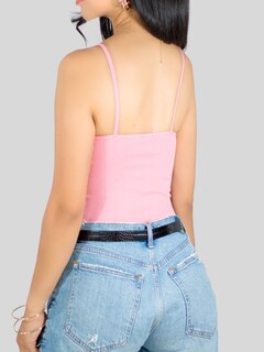 Foto 3 | Set de 2 Blusas de Tirantes Bl-1023 Canalé Stretch para Mujer