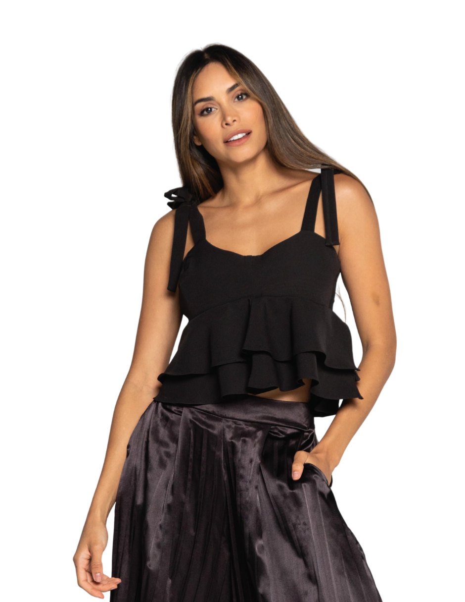 Foto 3 pulgar | Blusa Anita De Boleros J&b Talla S Color Negro