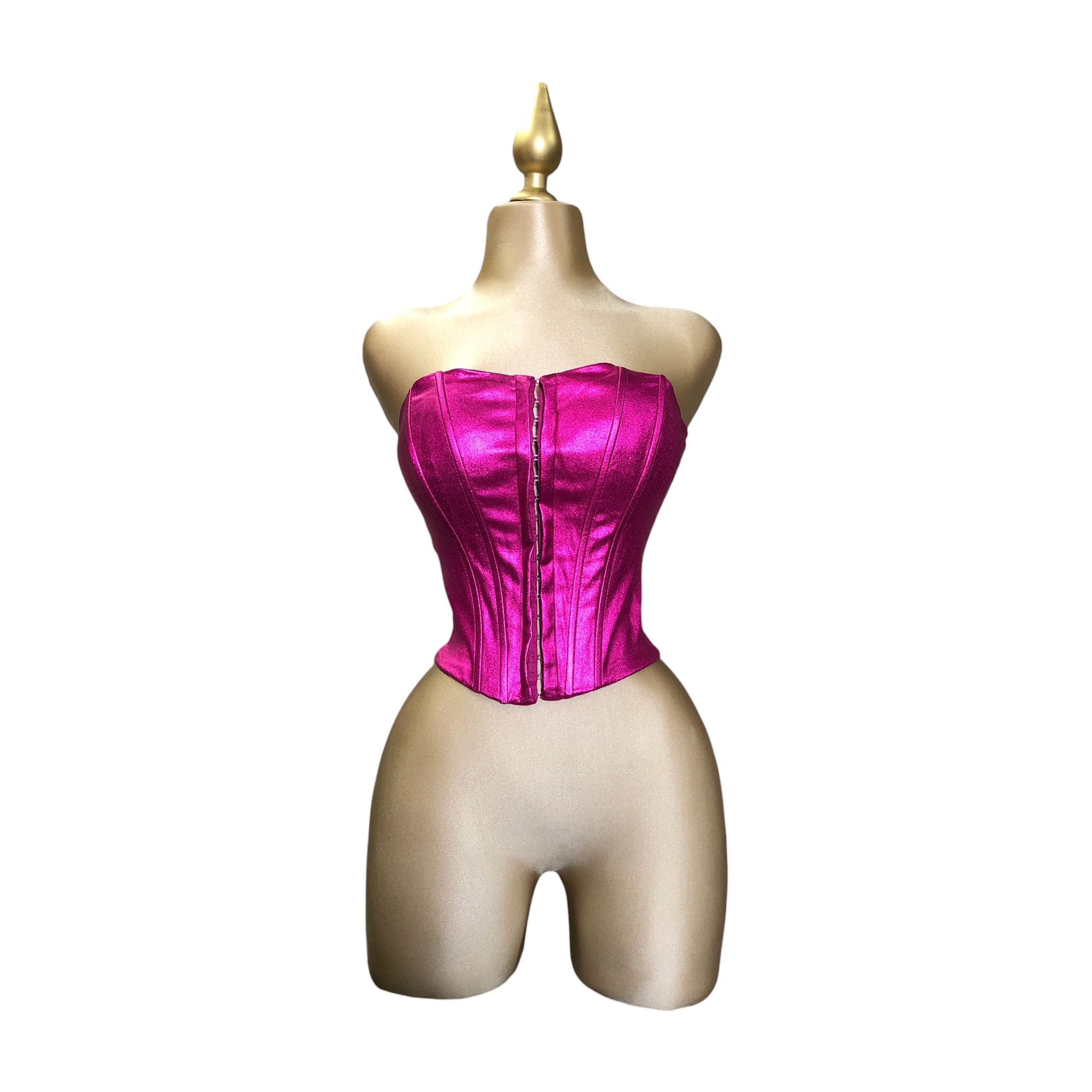 Foto 5 | Top Corsé Fucsia Lc