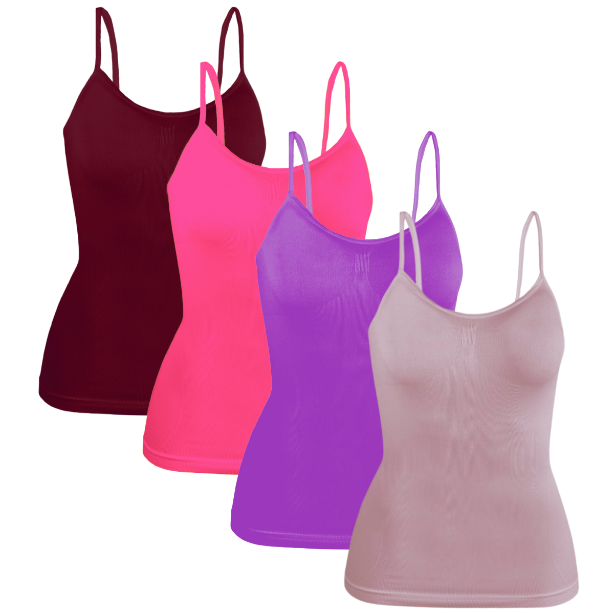 Foto 2 pulgar | Blusas Interiores 4 Piezas para Mujer