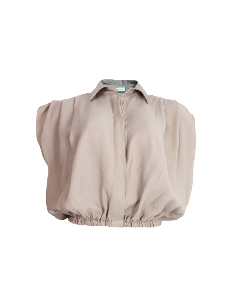 Blusa De Escote En V Behla J&b Talla M Color Arena