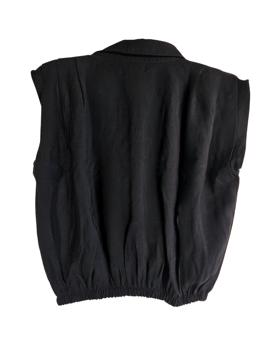 Foto 4 pulgar | Blusa De Escote En V Behla J&b Talla M Color Negro