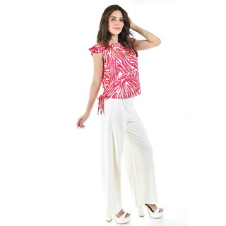 Foto 2 | Blusa Estampado Zebra Roman FashionJuvenil Fucsia