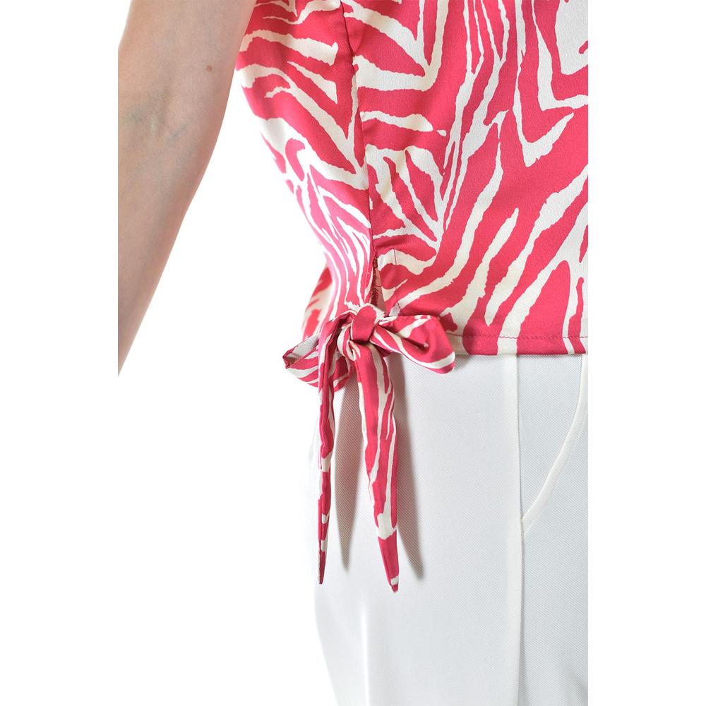 Foto 5 pulgar | Blusa Estampado Zebra Roman FashionJuvenil Fucsia