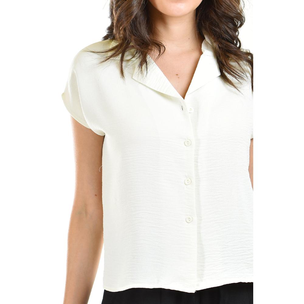 Foto 4 | Blusa Manga Corta Roman Fashion Juvenil Blanco