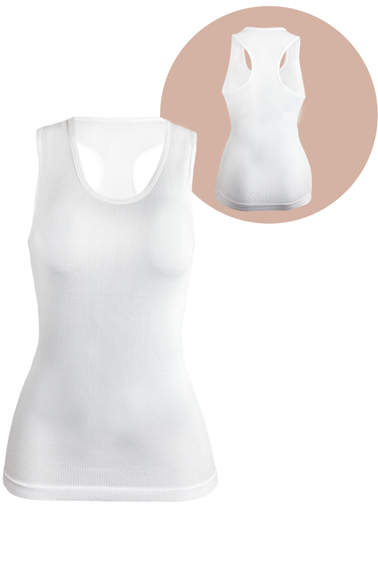 Foto 3 pulgar | Set De Dos Blusas Mujer Camiseta Dama Bl-1007-px2 Color Marino Y Blanco Casual Blusa Negra Crop Top