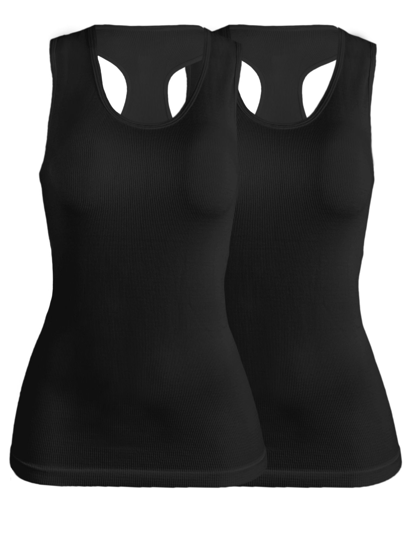 Set De Dos Blusas Mujer Camiseta Dama Bl-1007-px2 Color Negro Y Negro Casual Blusa Negra Crop Top