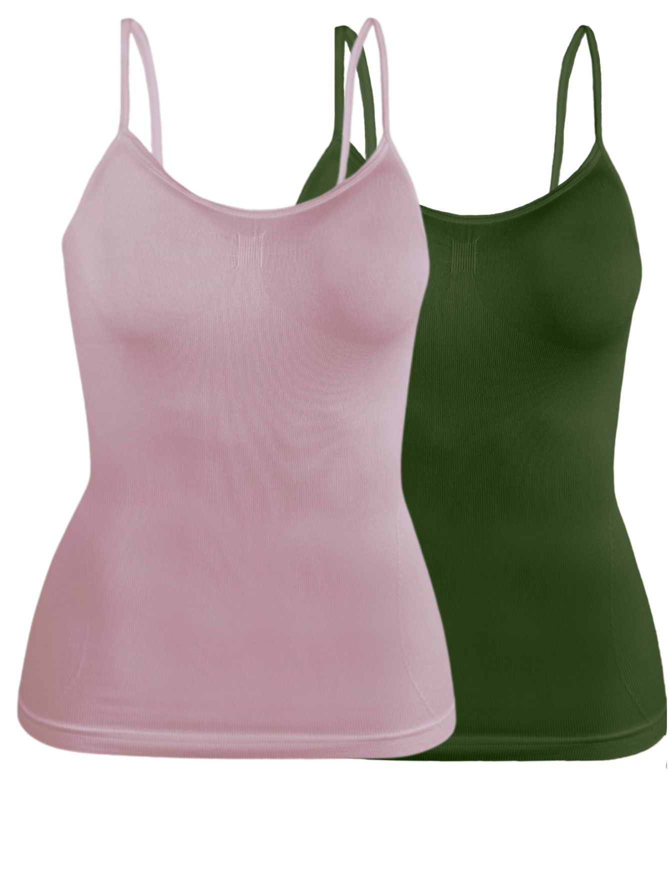 Set De Dos Blusas Mujer Tirantes Bl-1005-px2 Color Variado En Colores Casual Blusa Crop Top Dama