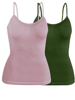 Foto 1 | Set De Dos Blusas Mujer Tirantes Bl-1005-px2 Color Variado En Colores Casual Blusa Crop Top Dama