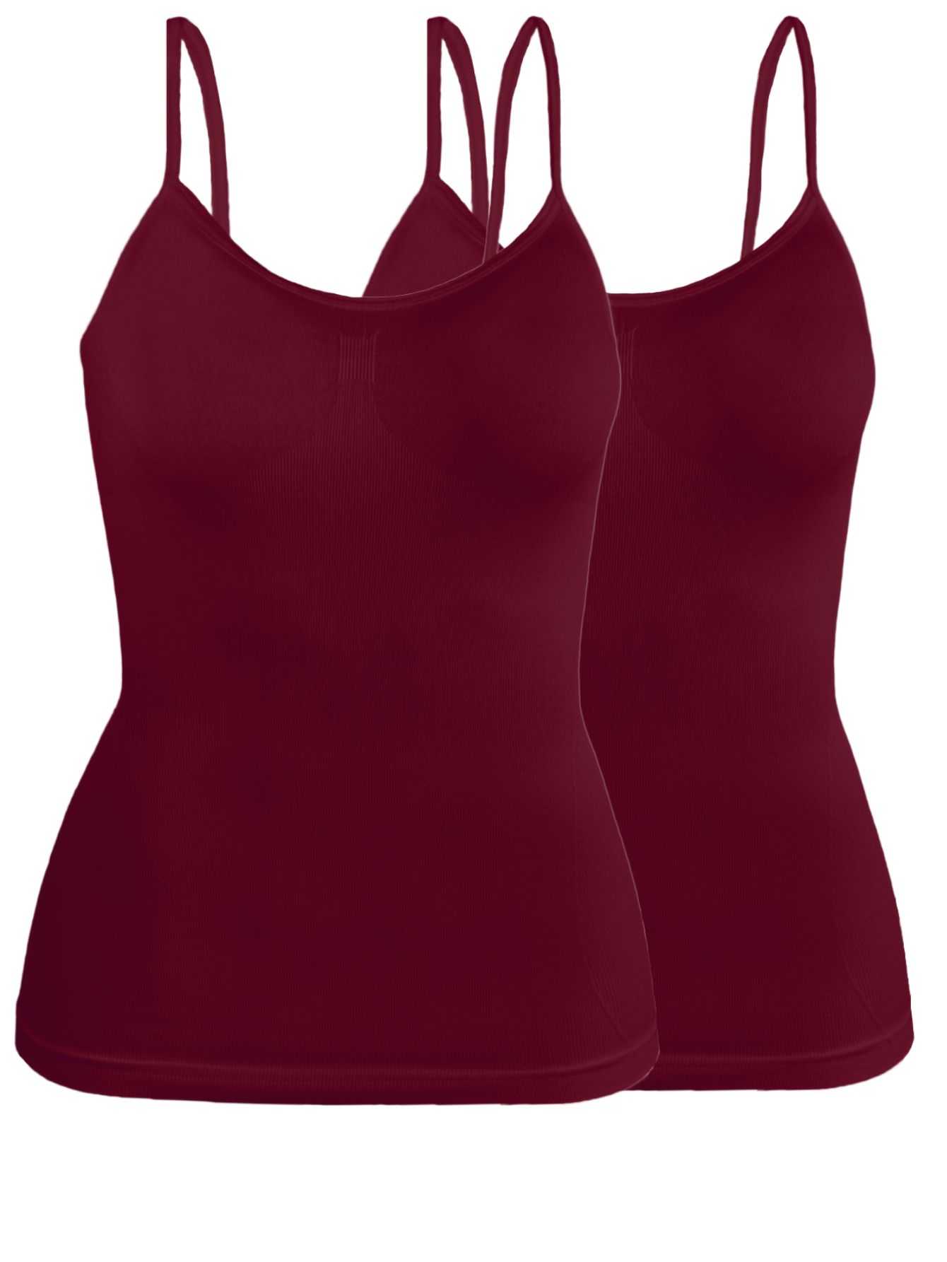 Foto 2 pulgar | Set De Dos Blusas Mujer Tirantes Bl-1005-px2 Color Variado En Colores Casual Blusa Crop Top Dama