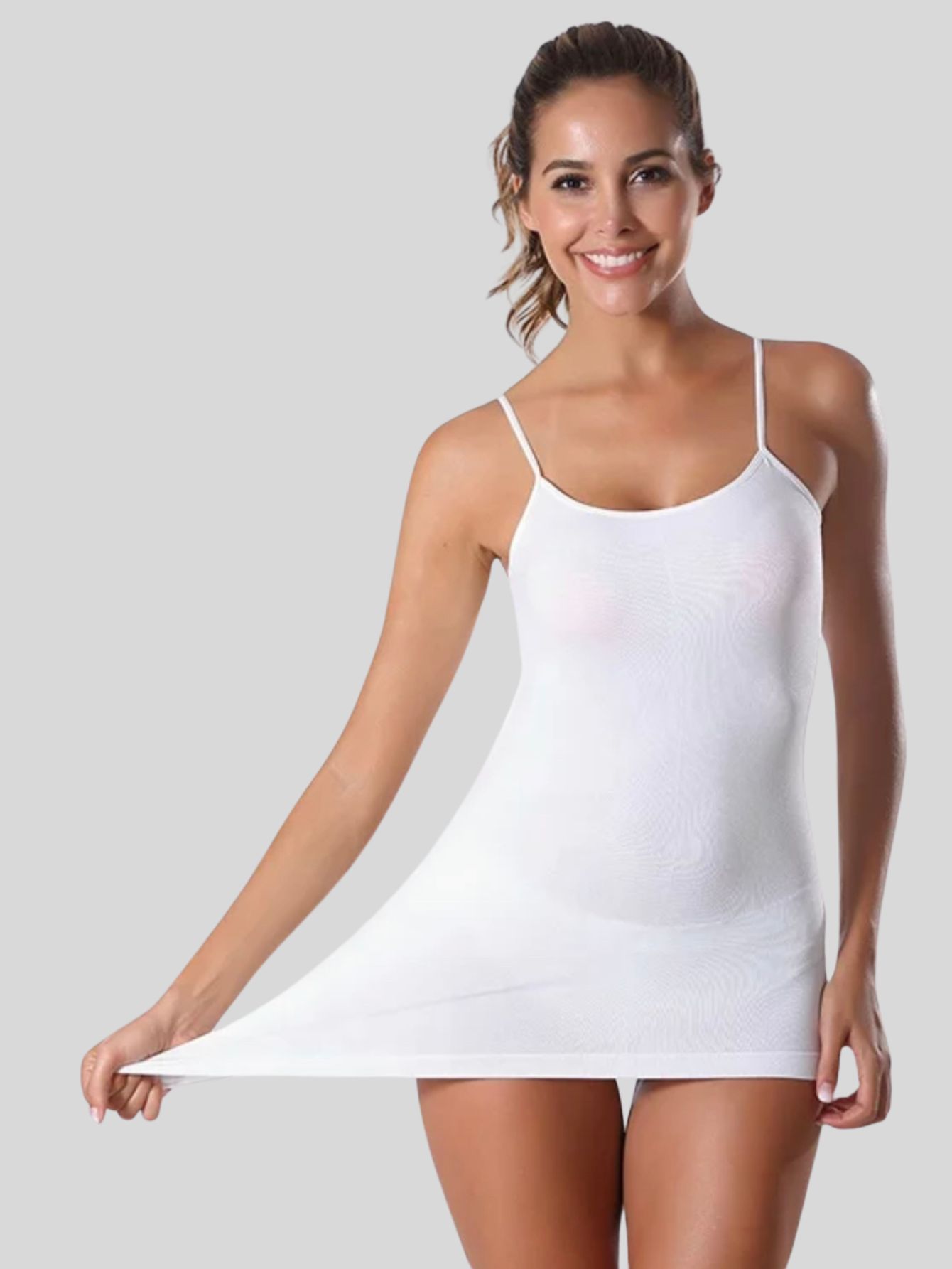 Foto 7 pulgar | Set De Dos Blusas Mujer Tirantes Bl-1005-px2 Color Variado En Colores Casual Blusa Crop Top Dama
