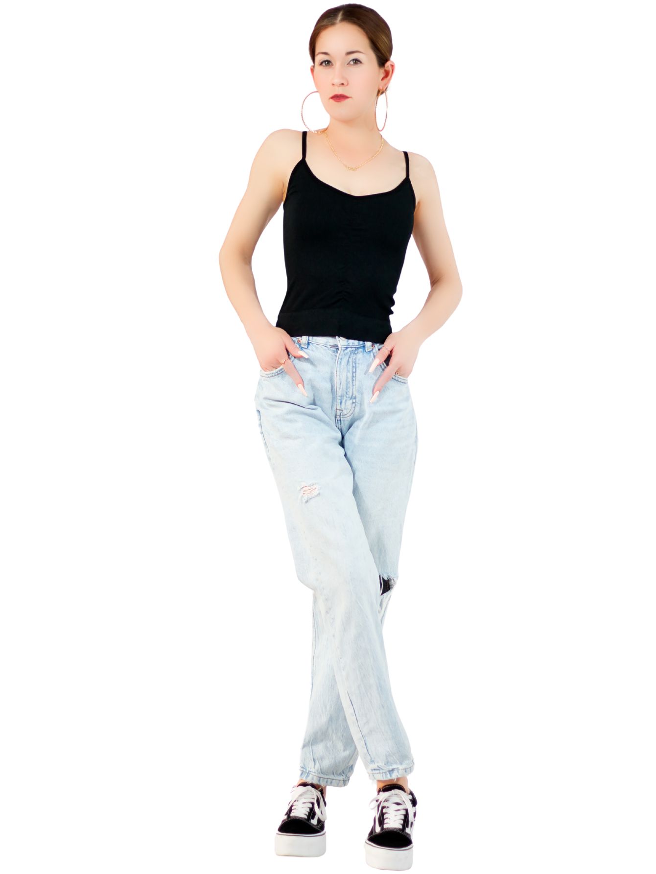 Foto 6 | Set 4 Tops Mujer Deportivo O Casual Bl-1002-px4 Colores Variados Blusa Croptop Tirantes