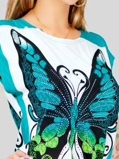Foto 6 | Set De 4 Blusas De Mujer Bl-1021 Color Variado Manga Corta Estampada