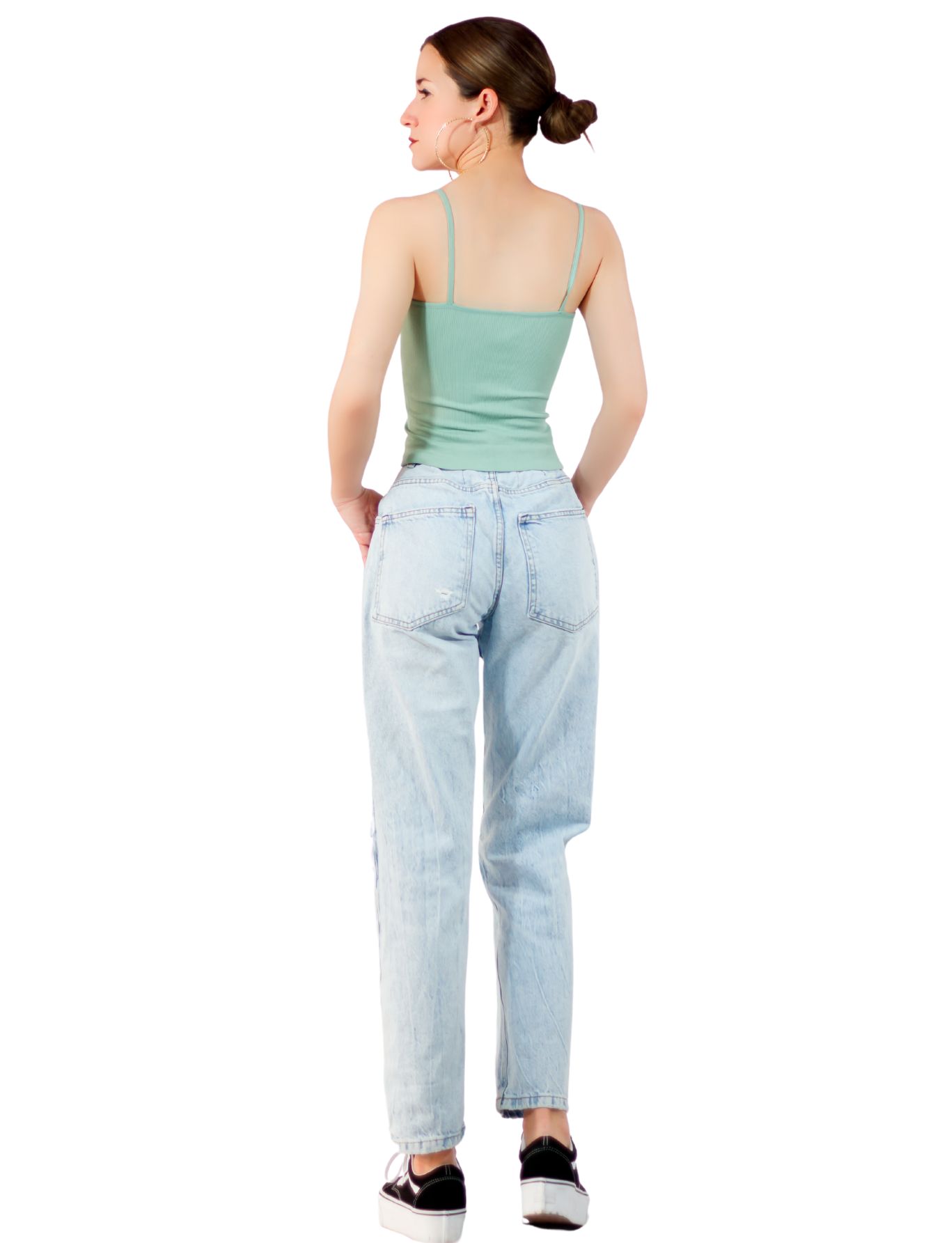 Foto 7 | Set 4 Tops Mujer Deportivo O Casual Bl-1002-px4 Colores Variados Blusa Croptop Tirantes