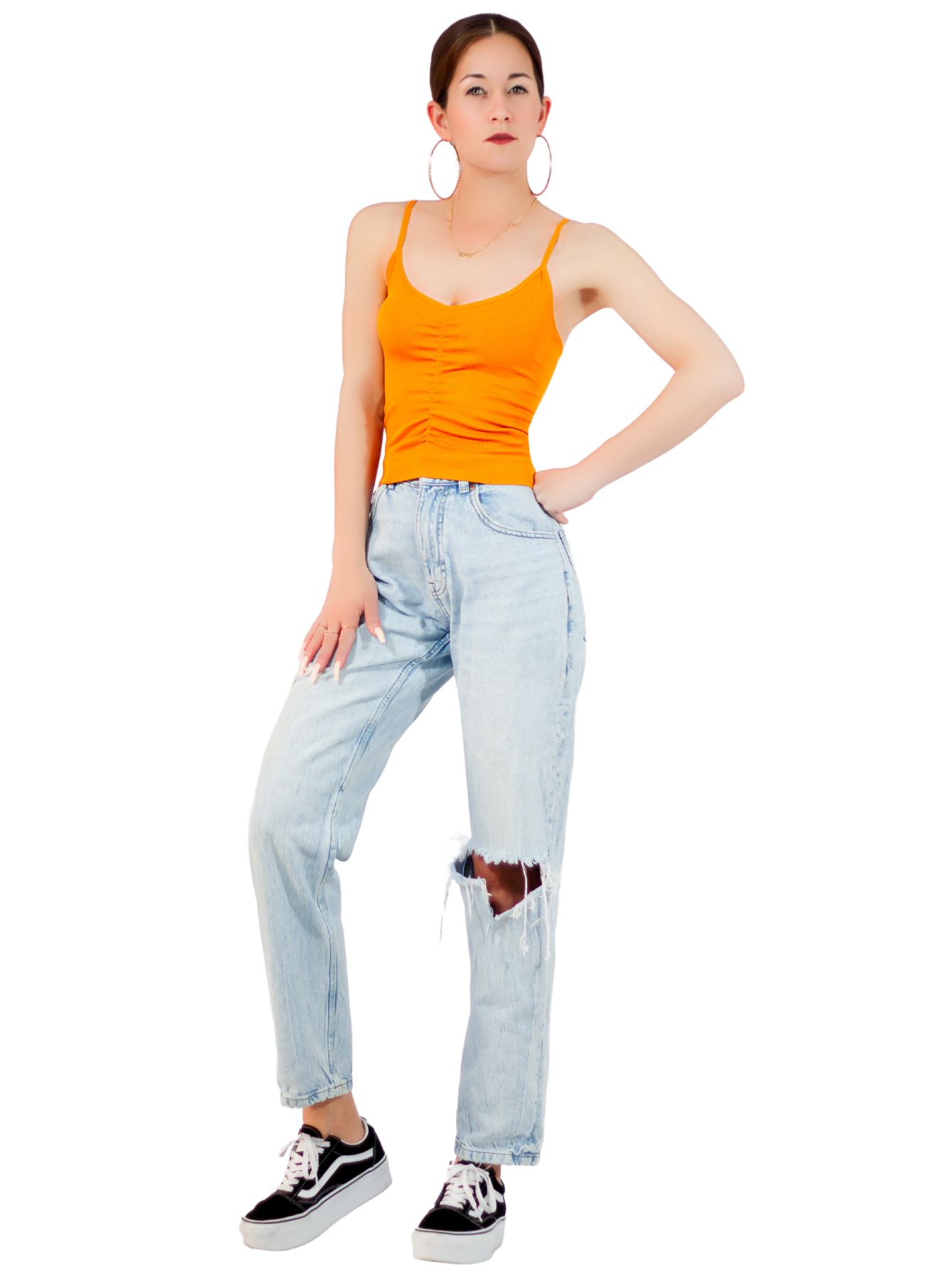 Foto 8 | Set 4 Tops Mujer Deportivo O Casual Bl-1002-px4 Colores Variados Blusa Croptop Tirantes