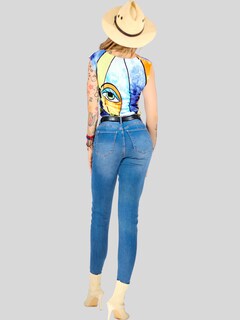 Foto 2 | Set De 4 Blusas De Mujer Bl-1021 Color Variado Manga Corta Estampada
