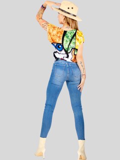 Foto 4 | Set De 4 Blusas De Mujer Bl-1021 Color Variado Manga Corta Estampada