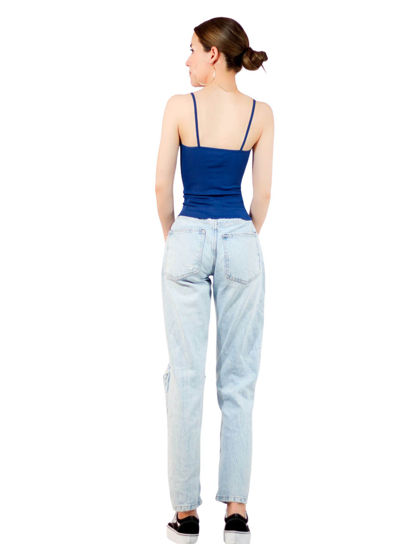 Foto 4 pulgar | Set 4 Tops Mujer Deportivo O Casual Bl-1002-px4 Colores Variados Blusa Croptop Tirantes