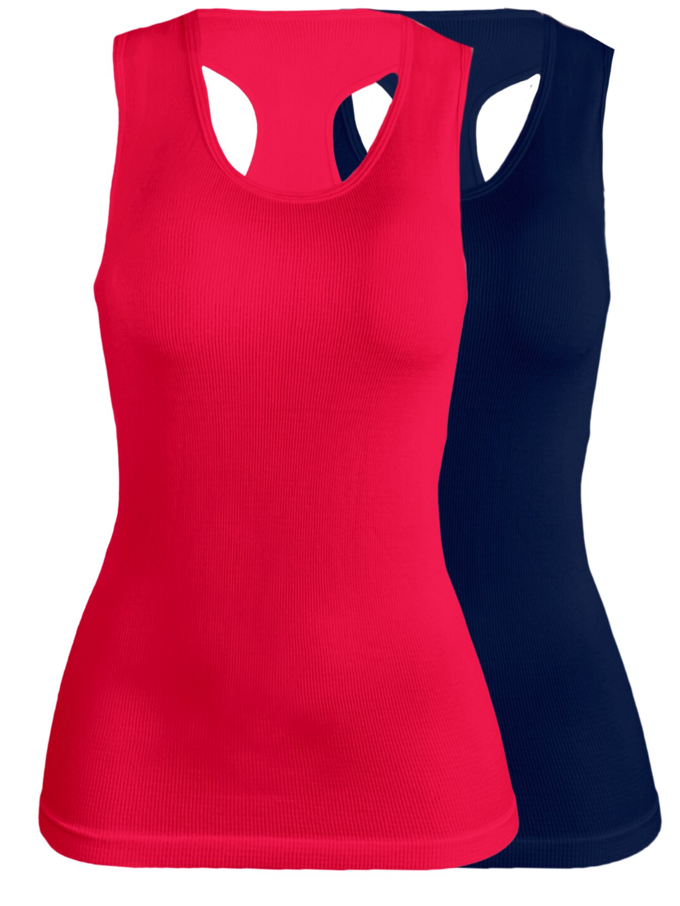 Set De Dos Blusas Mujer Camiseta Dama Bl-1007-px2 Color Negro Y Marino Casual Blusa Negra Crop Top