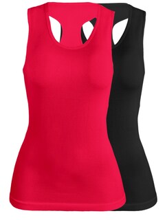 Foto 1 | Set De Dos Blusas Mujer Camiseta Dama Bl-1007-px2 Color Blanco Y Verde Fluoresente Casual Blusa Negra Crop Top