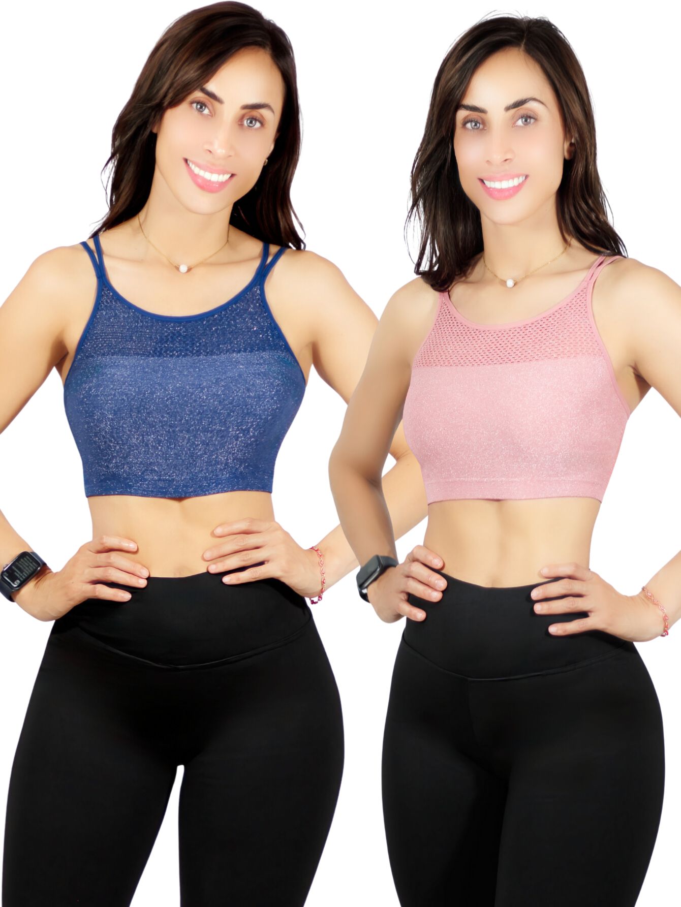 Set De 2 Top De Mujer Deportivo O Casual Stretch. Top-1021-px2 Colores Variados Encuéntralo Individual O En Pack.