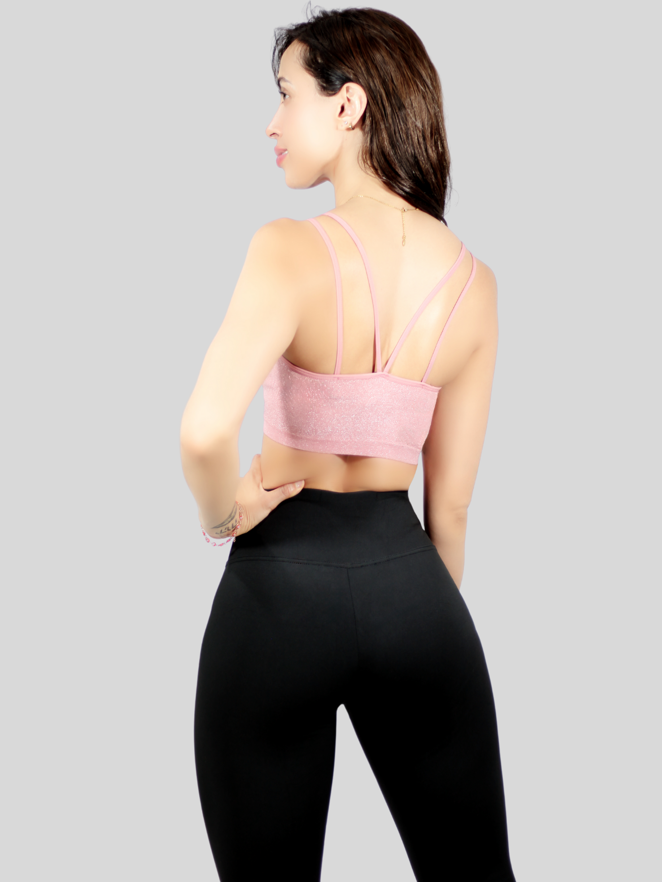 Foto 3 pulgar | Set De 2 Top De Mujer Deportivo O Casual Stretch. Top-1021-px2 Colores Variados Encuéntralo Individual O En Pack.