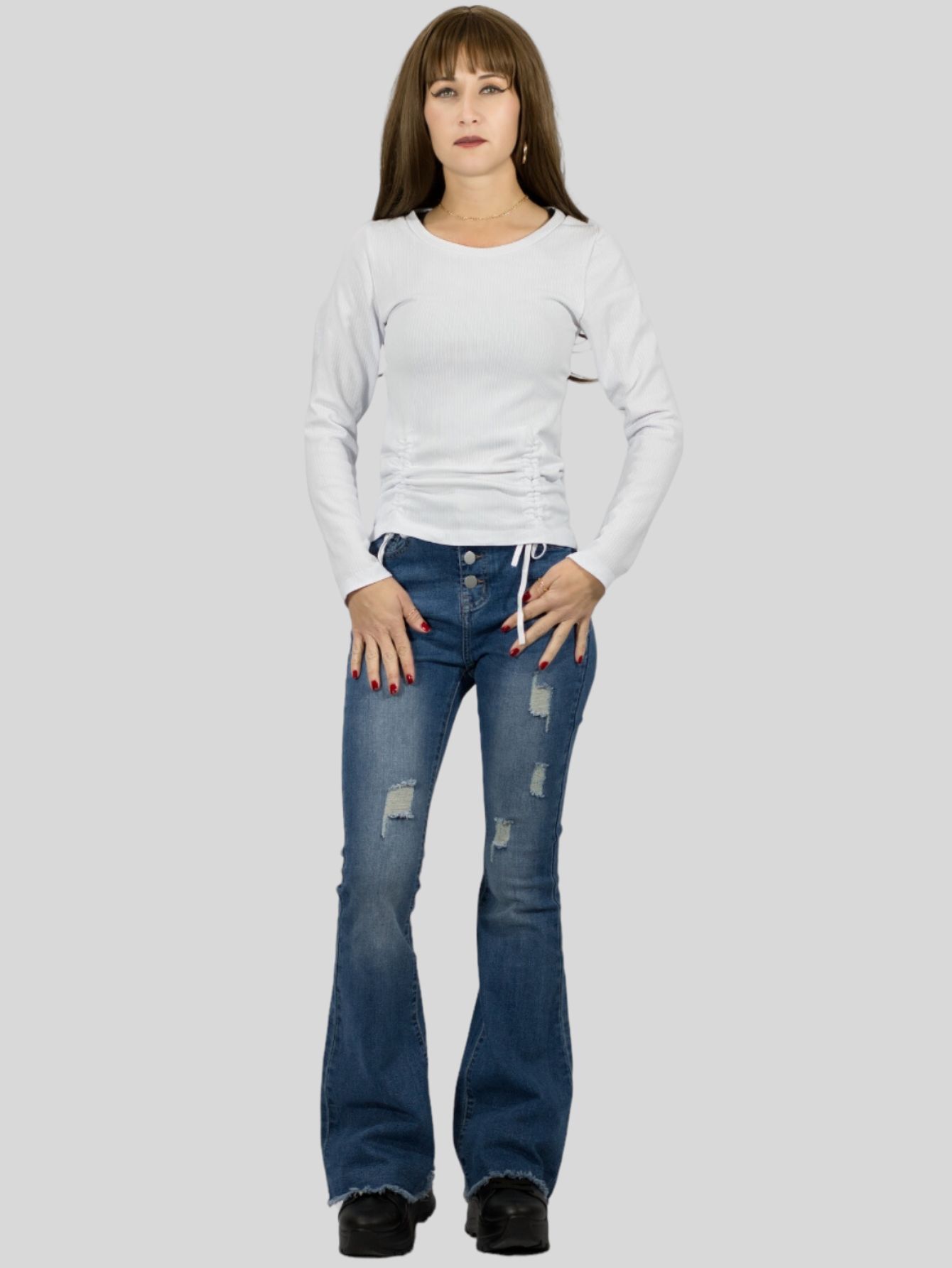 Foto 6 | Set De Dos Sueters Mujer Sueteres Casual Bl-1009-px2 Color Negro Y Blanco Sweater Dama Blusa Manga Larga