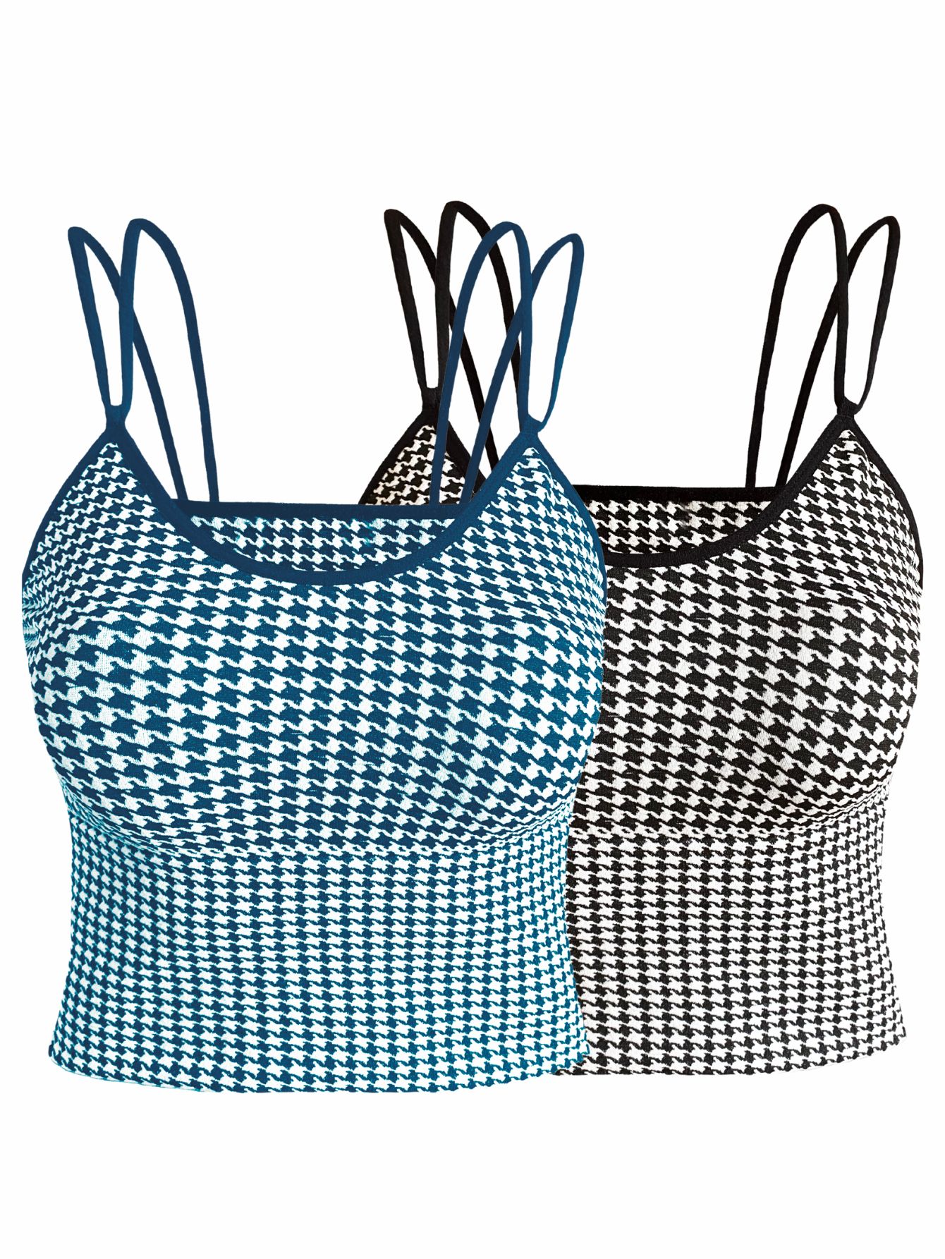 Set 2 Tops Mujer Deportivo Top-1020-px2 Colores Variados O Casual Blusa Croptop Tirantes