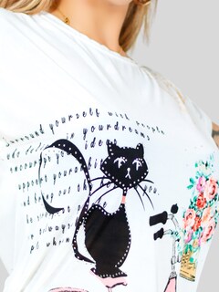 Foto 7 | Set De 2 Blusas De Mujer Bl-1021 Color Variado Manga Corta Estampada