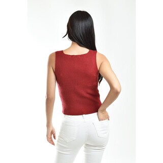 Foto 3 | Blusa Roman Fashion Roja para Mujer-Venta Internacional