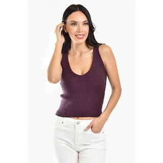 Foto 4 | Blusa Básica Roman Fashion Morado Oscuro